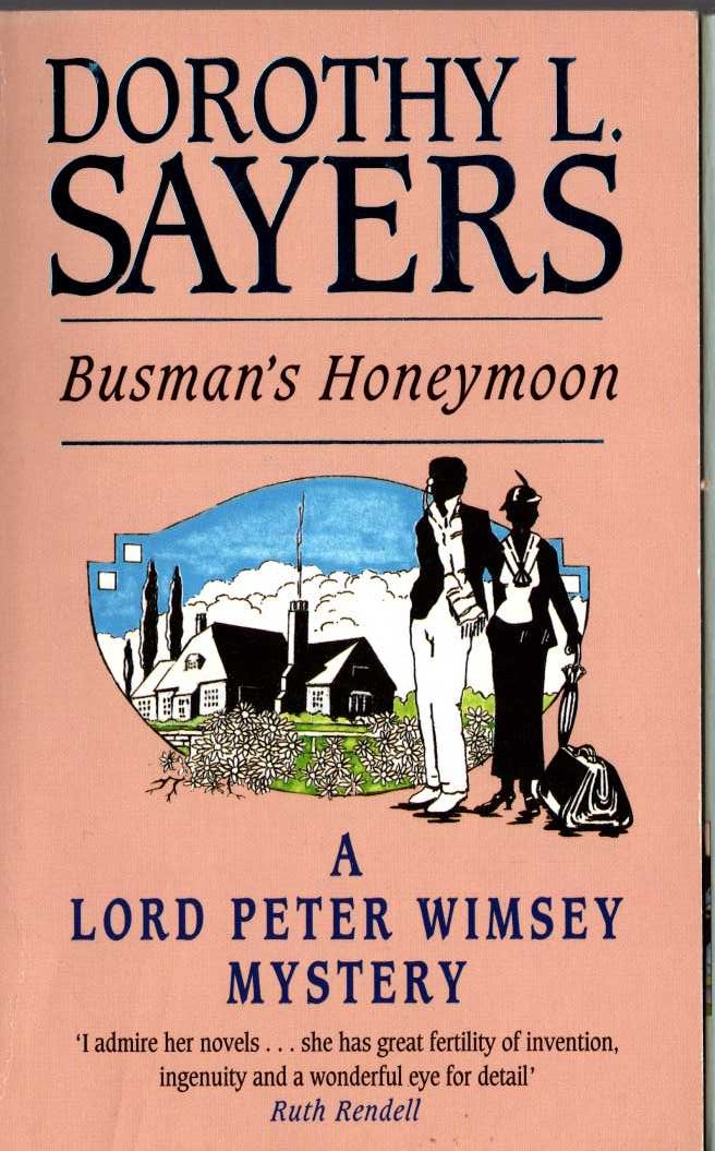 Dorothy L. Sayers  BUSMAN'S HONEYMOON front book cover image
