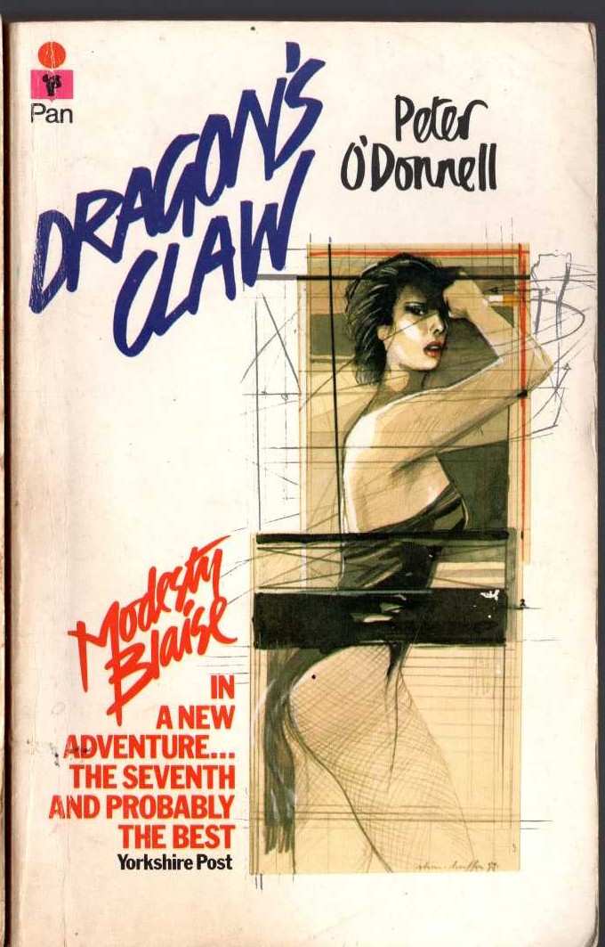 Peter O'Donnell  DRAGON'S CLAW front book cover image