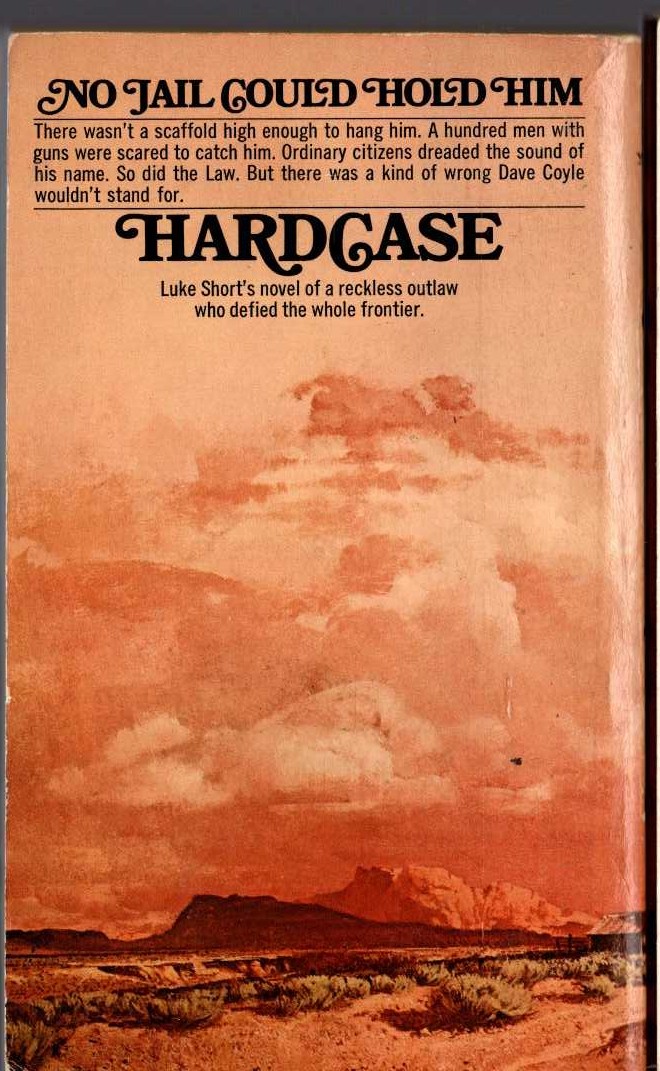 Luke Short  HARDCASE magnified rear book cover image