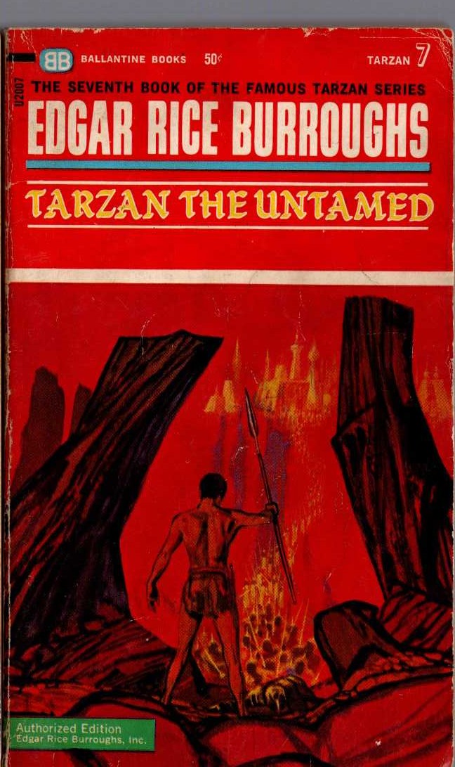 Edgar Rice Burroughs  TARZAN THE UNTAMED front book cover image
