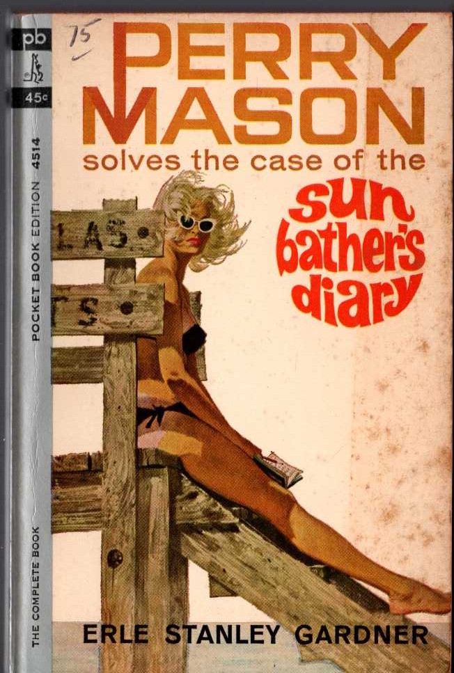 Erle Stanley Gardner  THE CASE OF THE SUN BATHER'S DIARY front book cover image