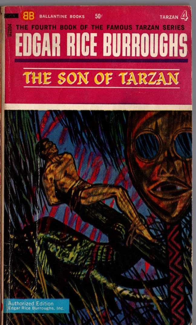 Edgar Rice Burroughs  THE SON OF TARZAN front book cover image