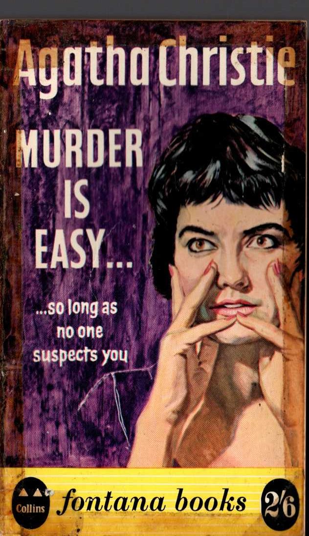 Agatha Christie  MURDER IS EASY... front book cover image