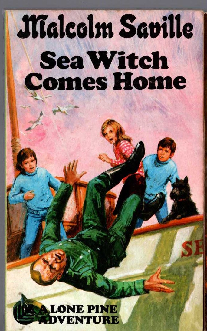 Malcolm Saville  SEA WITCH COMES HOME front book cover image