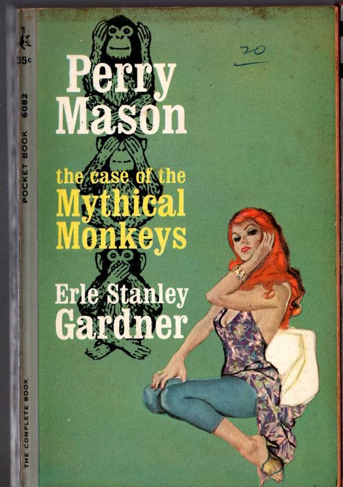 Erle Stanley Gardner  THE CASE OF THE MYTHICAL MONKEYS front book cover image