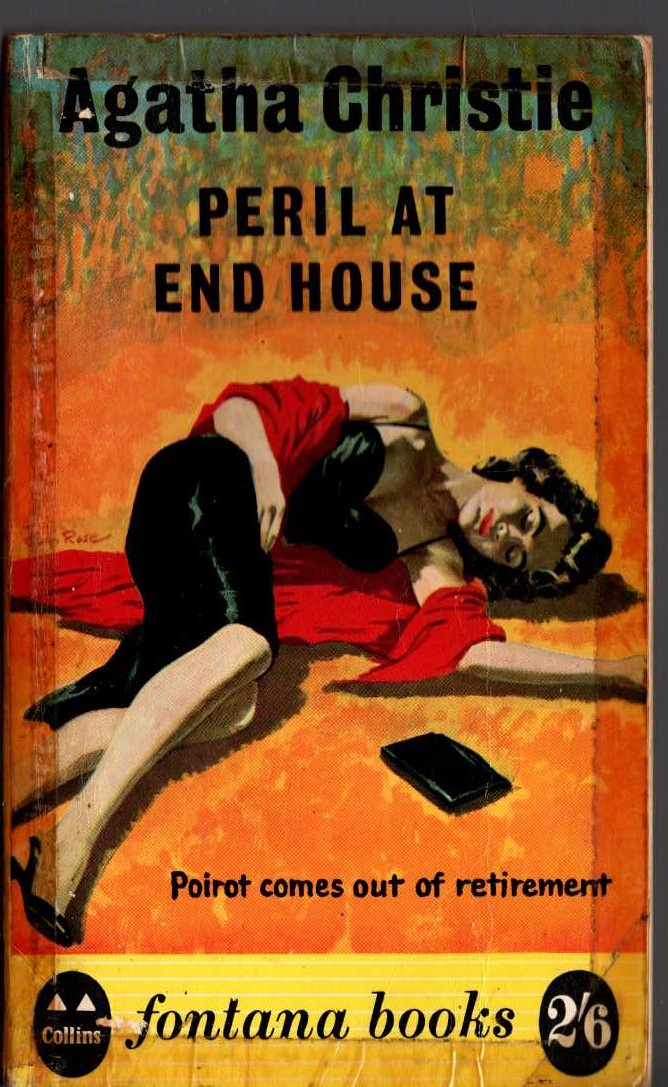 Agatha Christie  PERIL AT END HOUSE front book cover image