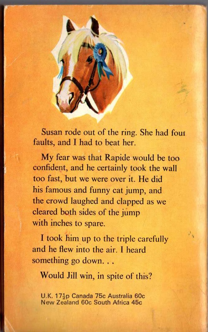Ruby Ferguson  ROSETTES FOR JILL magnified rear book cover image