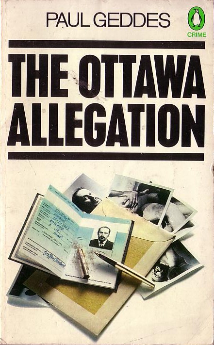 Paul Geddes  THE OTTAWA ALLEGATION front book cover image
