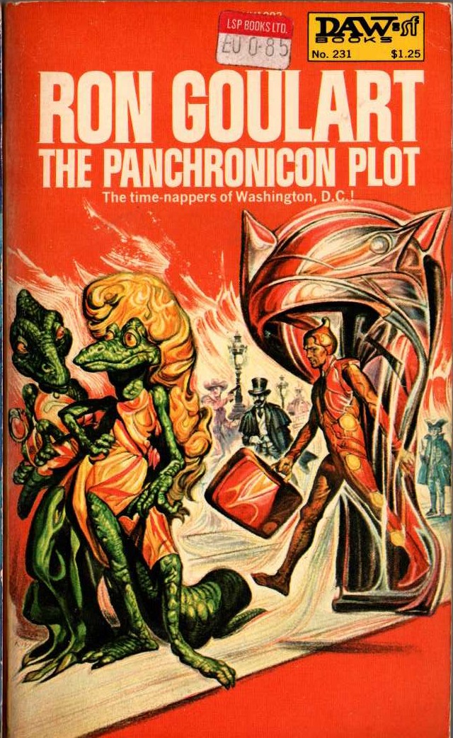 Ron Goulart  THE PANCHRONICON PLOT front book cover image