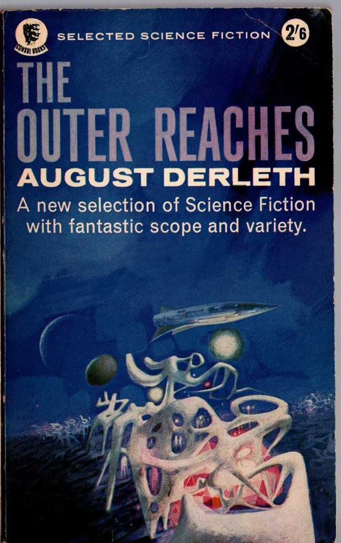 August Derleth (edits) THE OUTER REACHES front book cover image