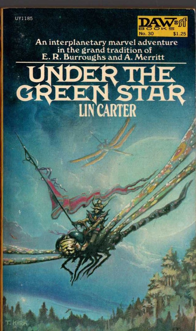 Lin Carter  UNDER THE GREEN STAR front book cover image
