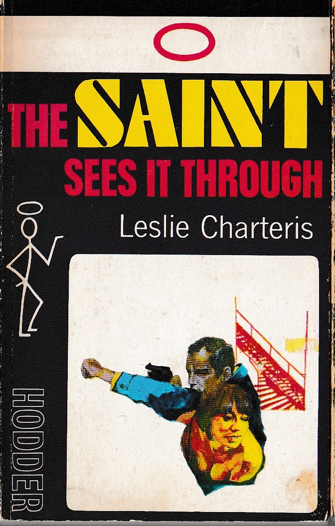 Leslie Charteris  THE SAINT SEES IT THROUGH front book cover image