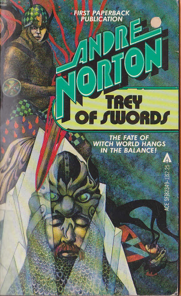 Andre Norton  TREY OF SWORDS front book cover image