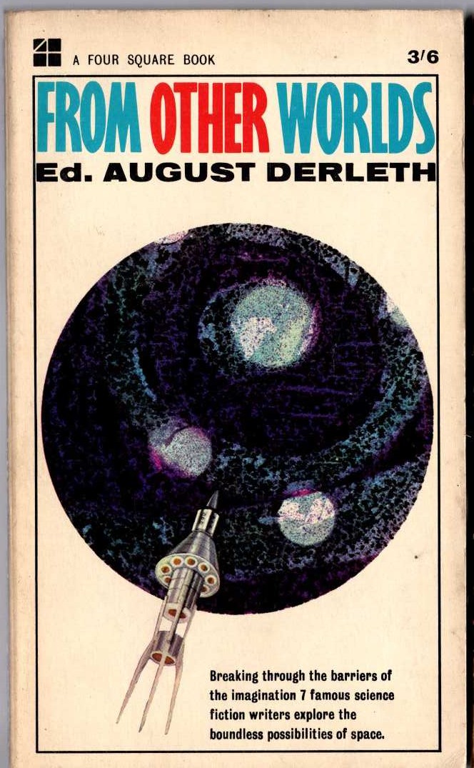 August Derleth (edits) FROM OTHER WORLDS front book cover image