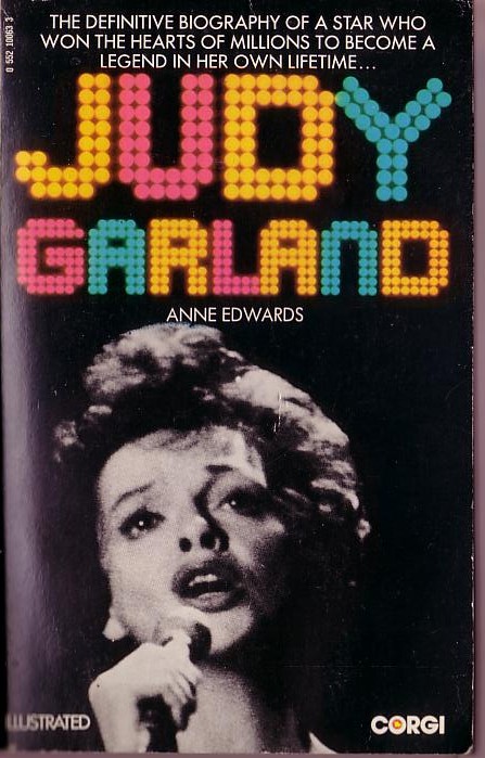 Anne Edwards  JUDY GARLAND front book cover image