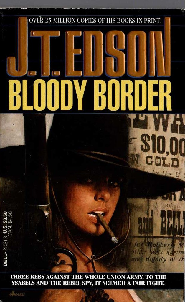 J.T. Edson  BLOODY BORDER front book cover image