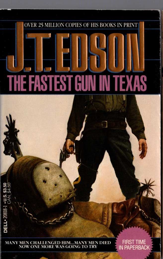 J.T. Edson  THE FASTEST GUN IN TEXAS front book cover image