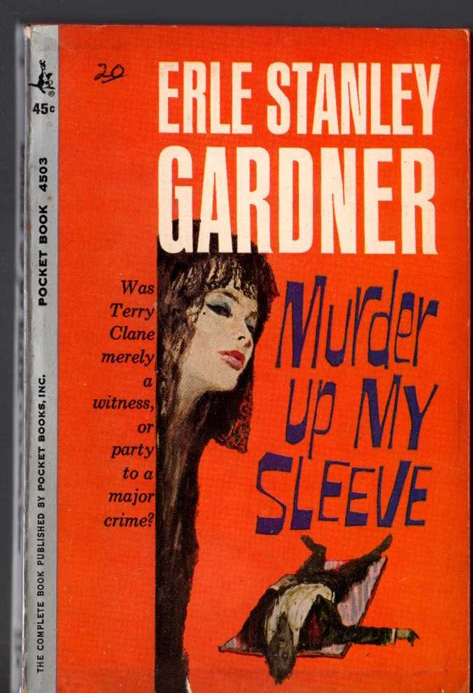 Erle Stanley Gardner  MURDER UP MY SLEEVE front book cover image