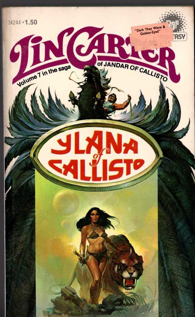 Lin Carter  YLANA OF CALLISTO front book cover image