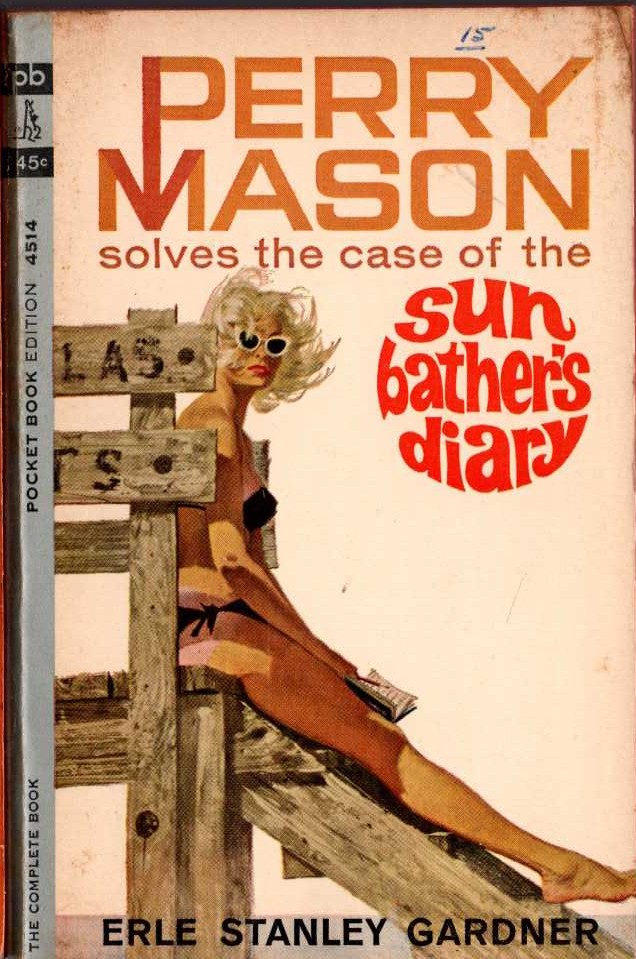 Erle Stanley Gardner  THE CASE OF THE SUN BATHER'S DIARY front book cover image