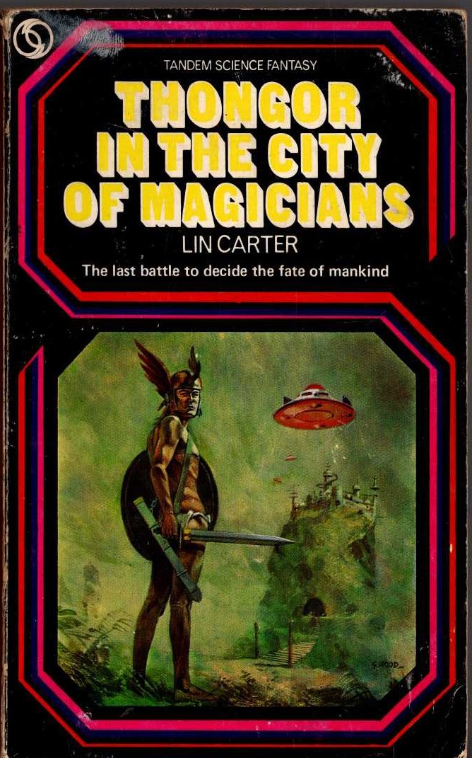 Lin Carter  THONGOR IN THE CITY OF MAGICIANS front book cover image