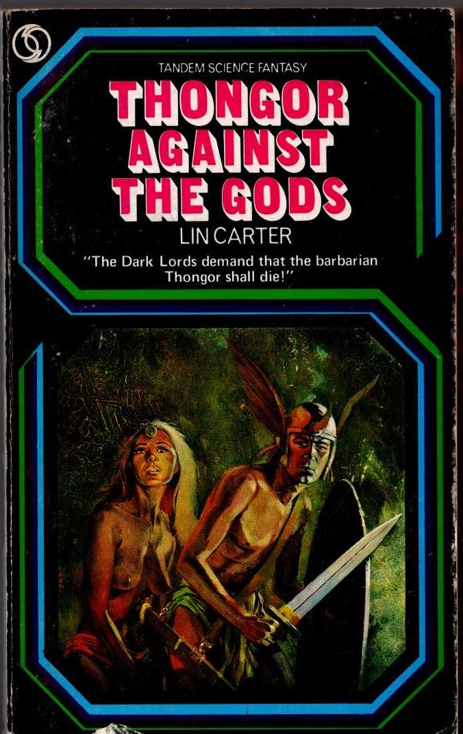 Lin Carter  THONGOR AGAINST THE GODS front book cover image