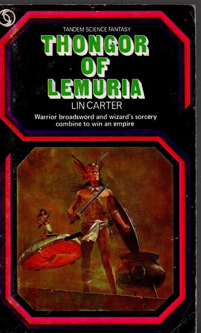 Lin Carter  THONGOR OF LEMURIA front book cover image