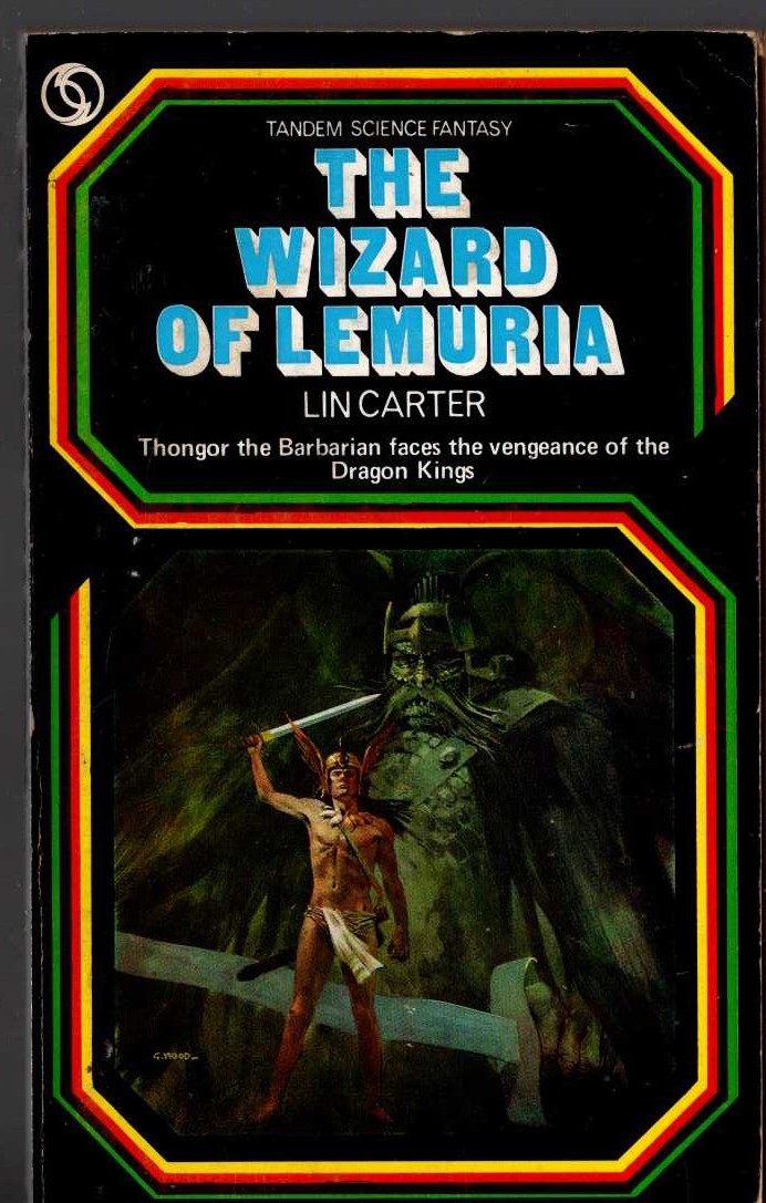 Lin Carter  THE WIZARD OF LEMURIA front book cover image
