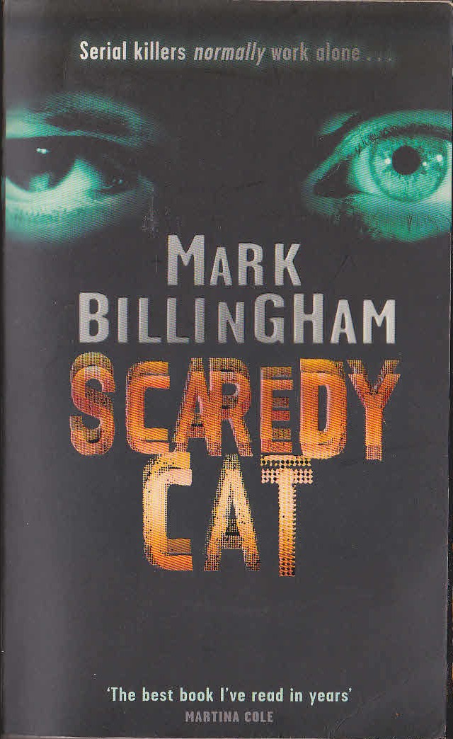 Mark Billingham  SCAREDY CAT front book cover image