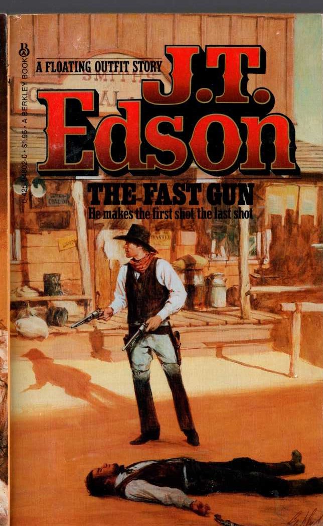 J.T. Edson  THE FAST GUN front book cover image