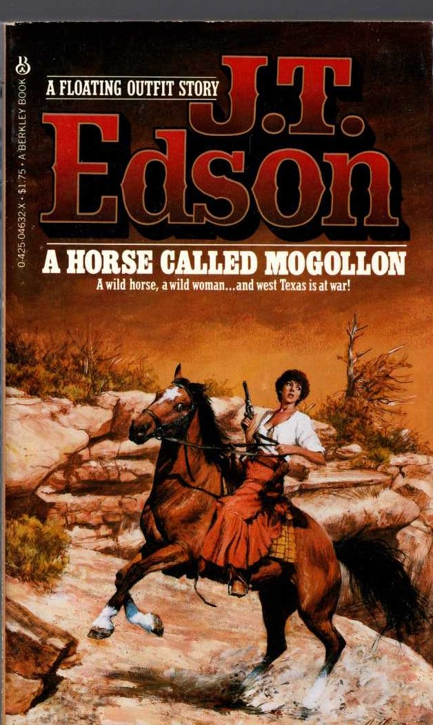 J.T. Edson  A HORSE CALLED MOGOLLON front book cover image