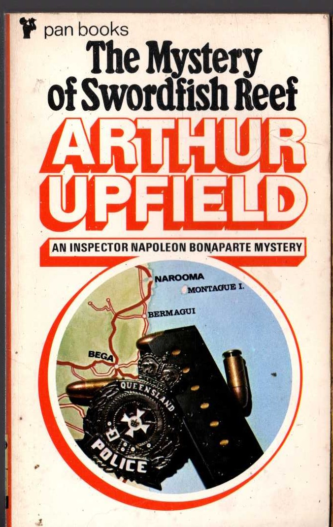 Arthur Upfield  THE MYSTERY OF SWORDFISH REEF front book cover image