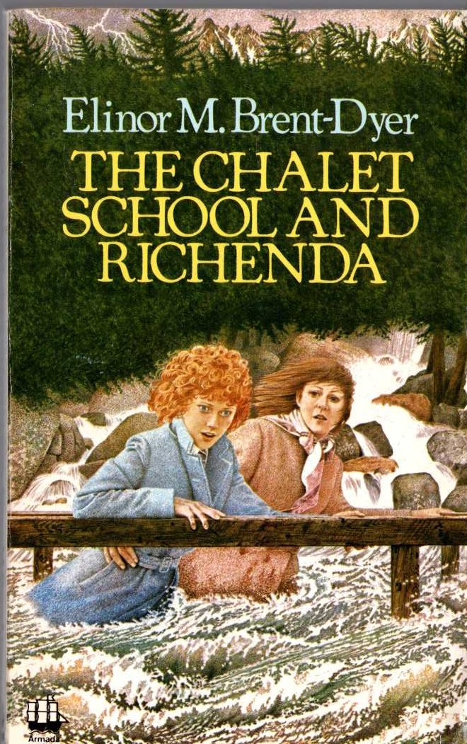 Elinor M. Brent-Dyer  THE CHALET SCHOOL AND RICHENDA front book cover image