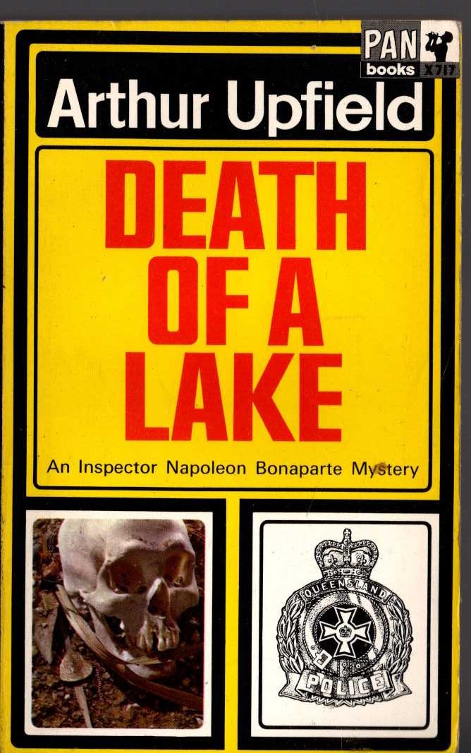 Arthur Upfield  DEATH OF A LAKE front book cover image