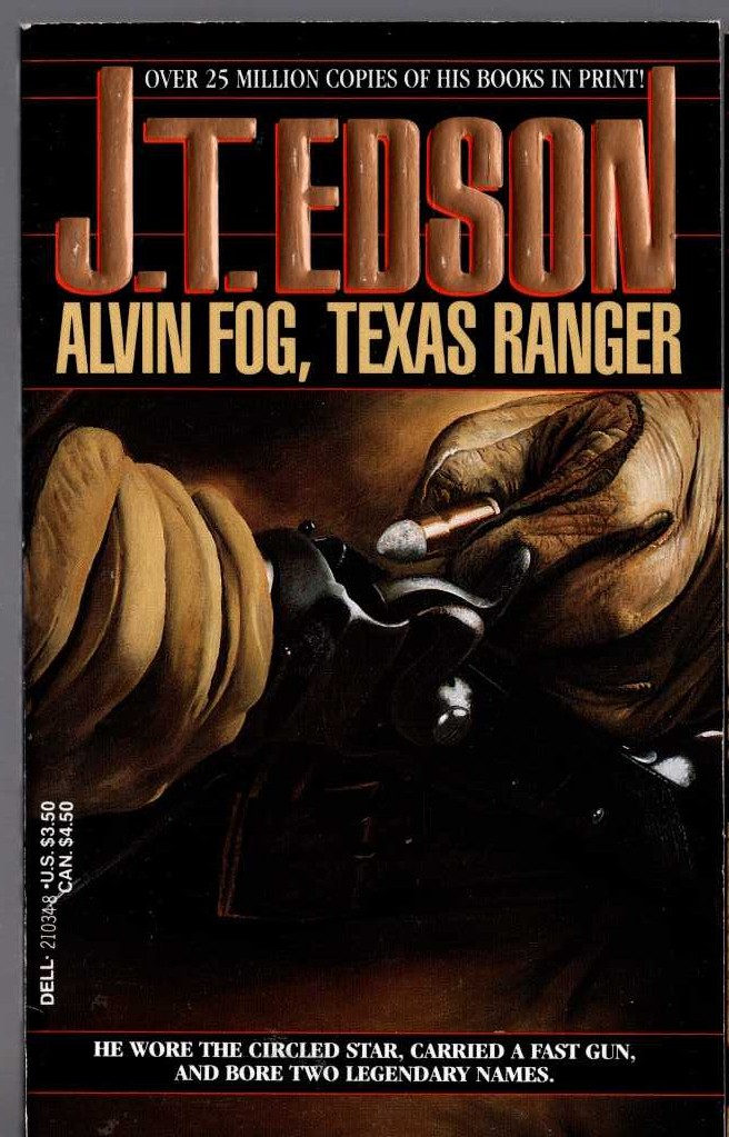 J.T. Edson  ALVIN FOG, TEXAS RANGER front book cover image