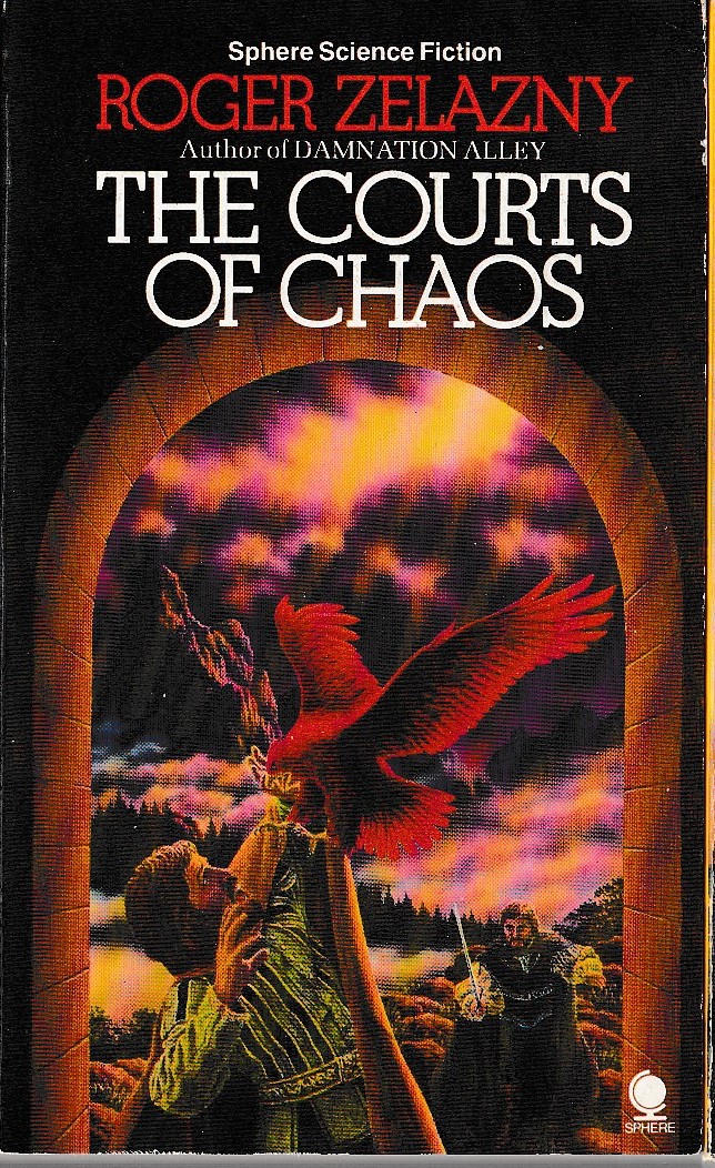 Roger Zelazny  THE COURTS OF CHAOS front book cover image