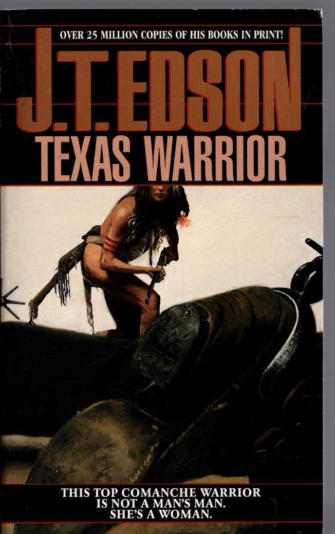 J.T. Edson  TEXAS WARRIOR front book cover image