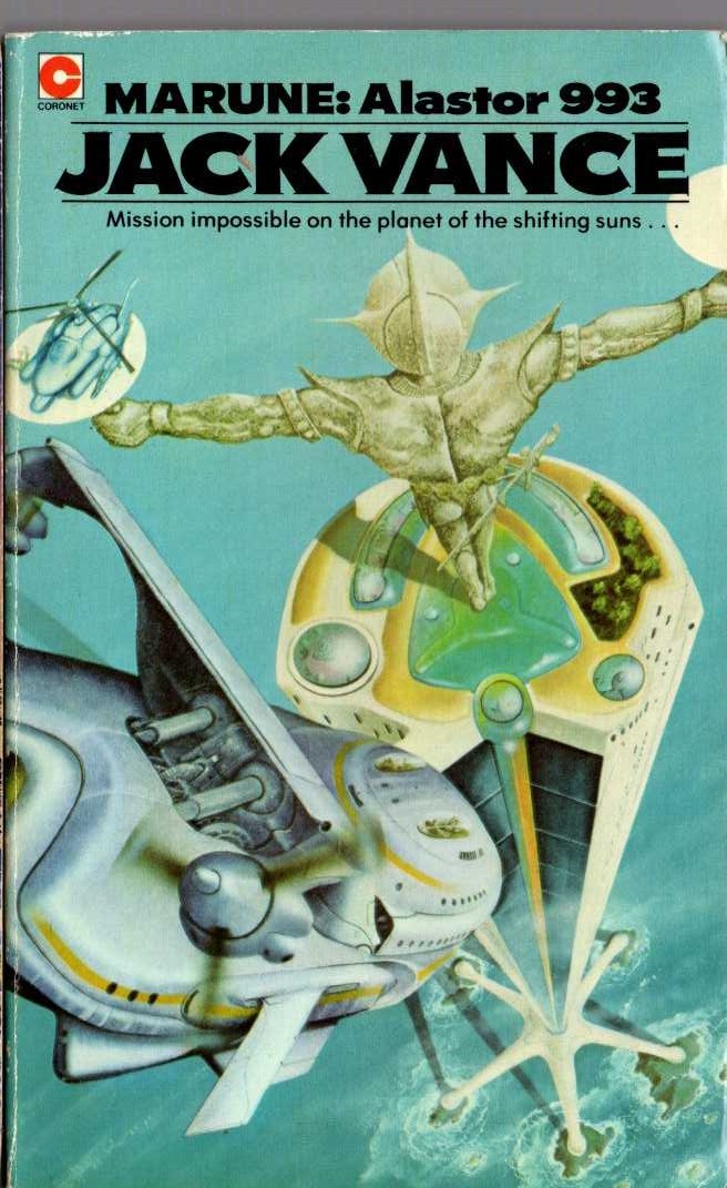 Jack Vance  MARUNE: ALASTOR 993 front book cover image