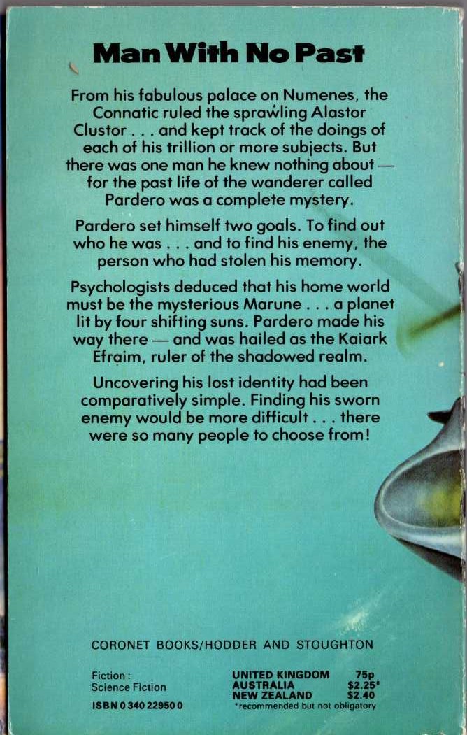Jack Vance  MARUNE: ALASTOR 993 magnified rear book cover image