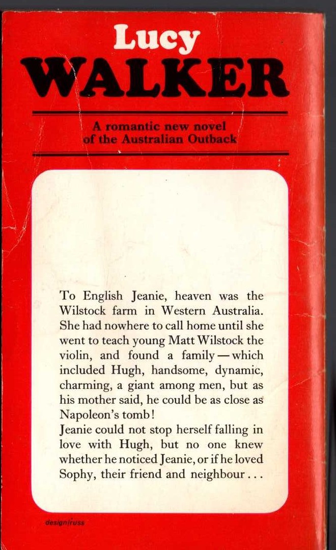 Lucy Walker  HEAVEN IS HERE magnified rear book cover image