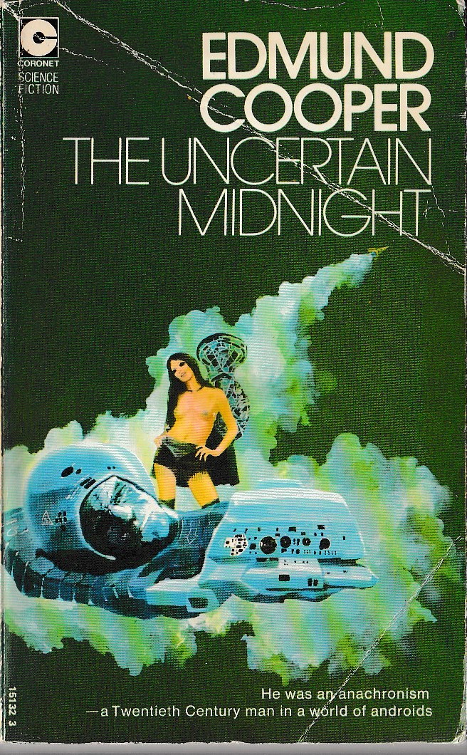 Edmund Cooper  THE UNCERTAIN MIDNIGHT front book cover image