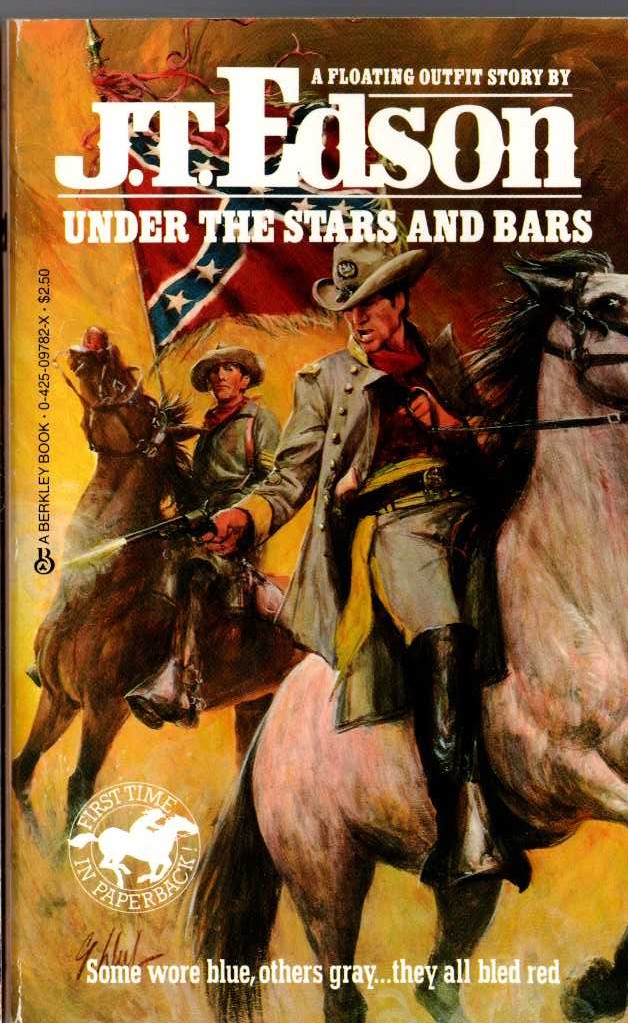 J.T. Edson  UNDER THE STARS AND BARS front book cover image