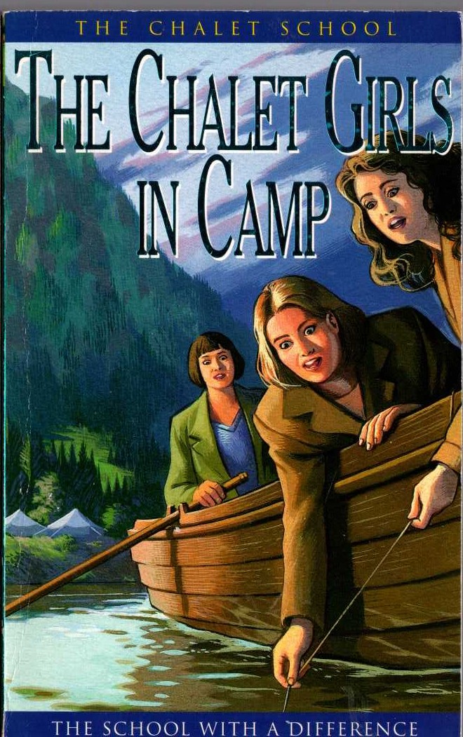 Elinor M. Brent-Dyer  THE CHALET GIRLS IN CAMP front book cover image