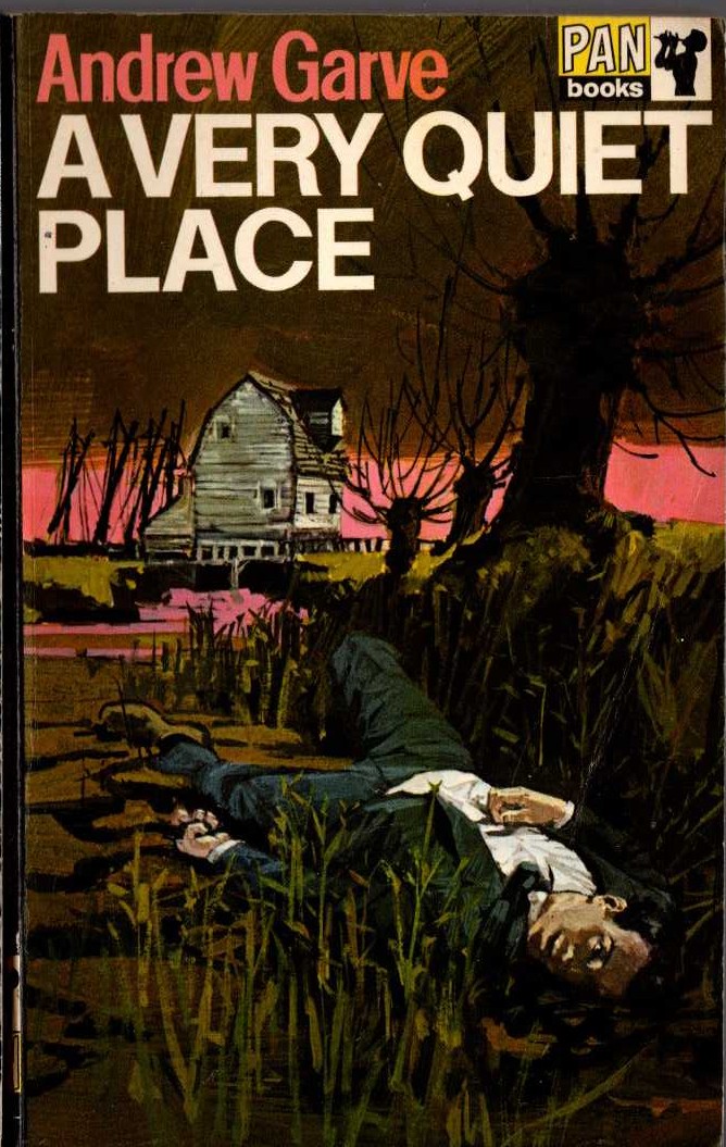 Andrew Garve  A VERY QUIET PLACE front book cover image