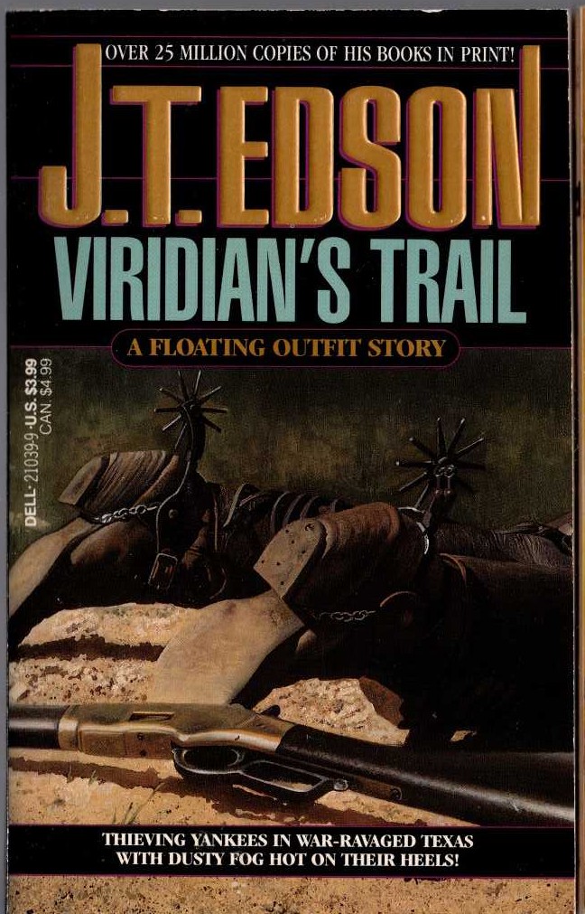 J.T. Edson  VIRIDIAN'S TRAIL front book cover image