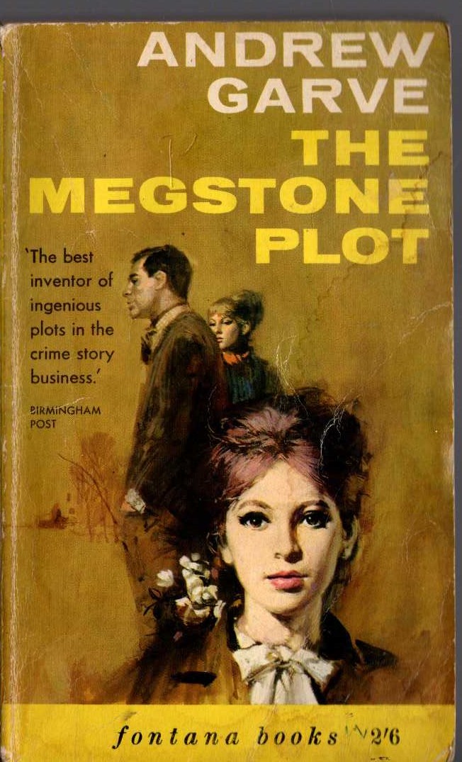 Andrew Garve  THE MEGSTONE PLOT front book cover image