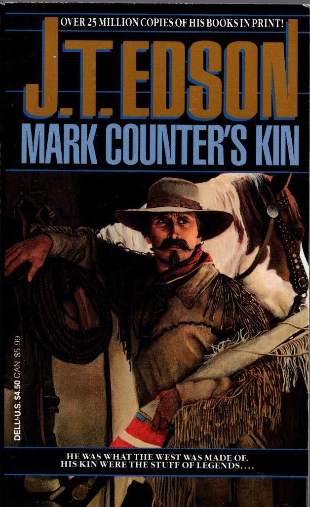 J.T. Edson  MARK COUONTER'S KIN front book cover image