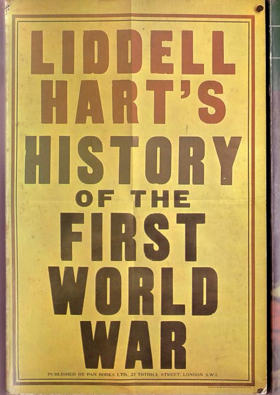 B.H. Liddell Hart  HISTORY OF THE FIRST WORLD WAR front book cover image