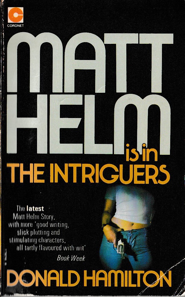 Donald Hamilton  THE INTRIGUERS front book cover image