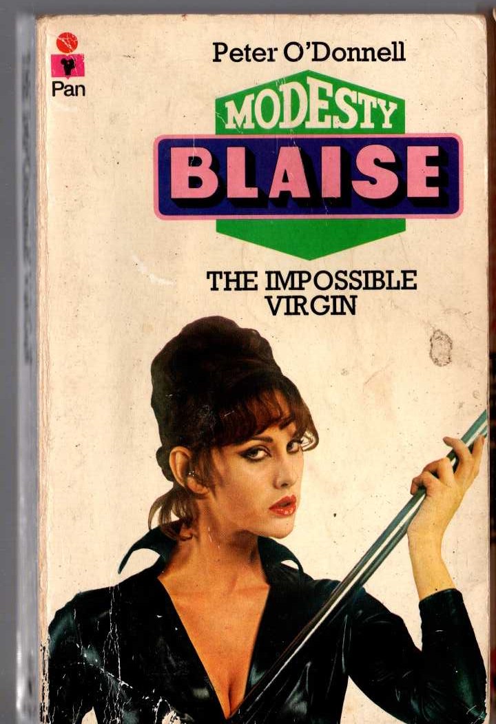 Peter O'Donnell  THE IMPOSSIBLE VIRGIN front book cover image